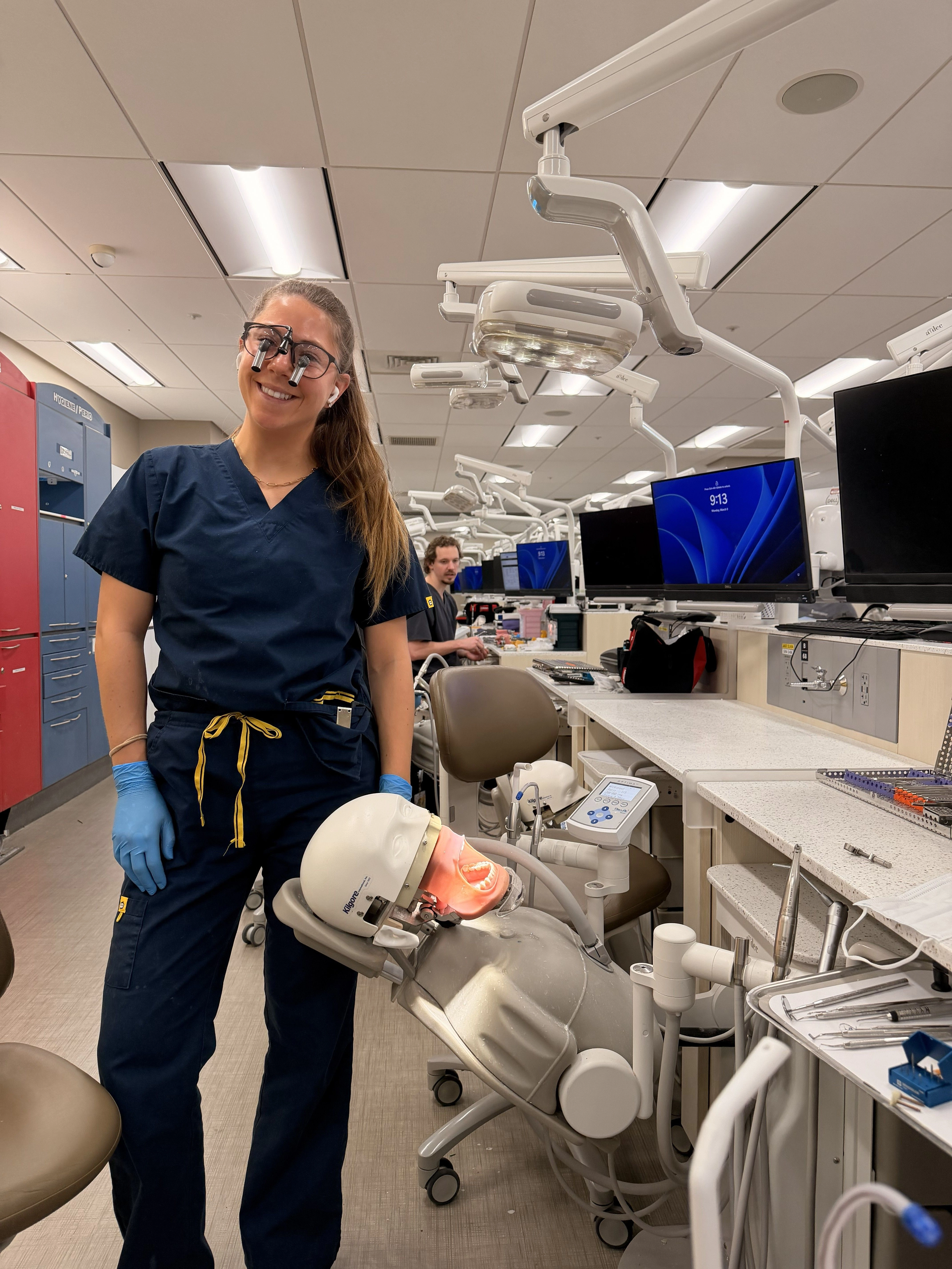 Caroline Schneider at the University of Maryland School of Dentistry